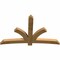 Ekena Millwork Davenport Rough Sawn Timber Gable Bracket, Western Red Cedar, 84"W x 53"H x 4"D x 6"F, 15/12 Pitch GBW084X53X0406DAV00RWR - alternate 3